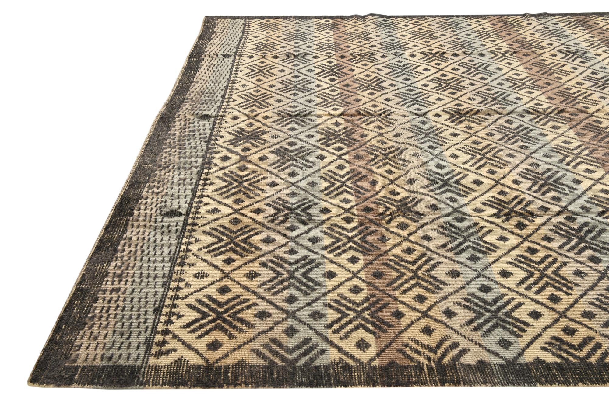 10' 2 x 14' 1 Hand Knotted Darya Wool Rug