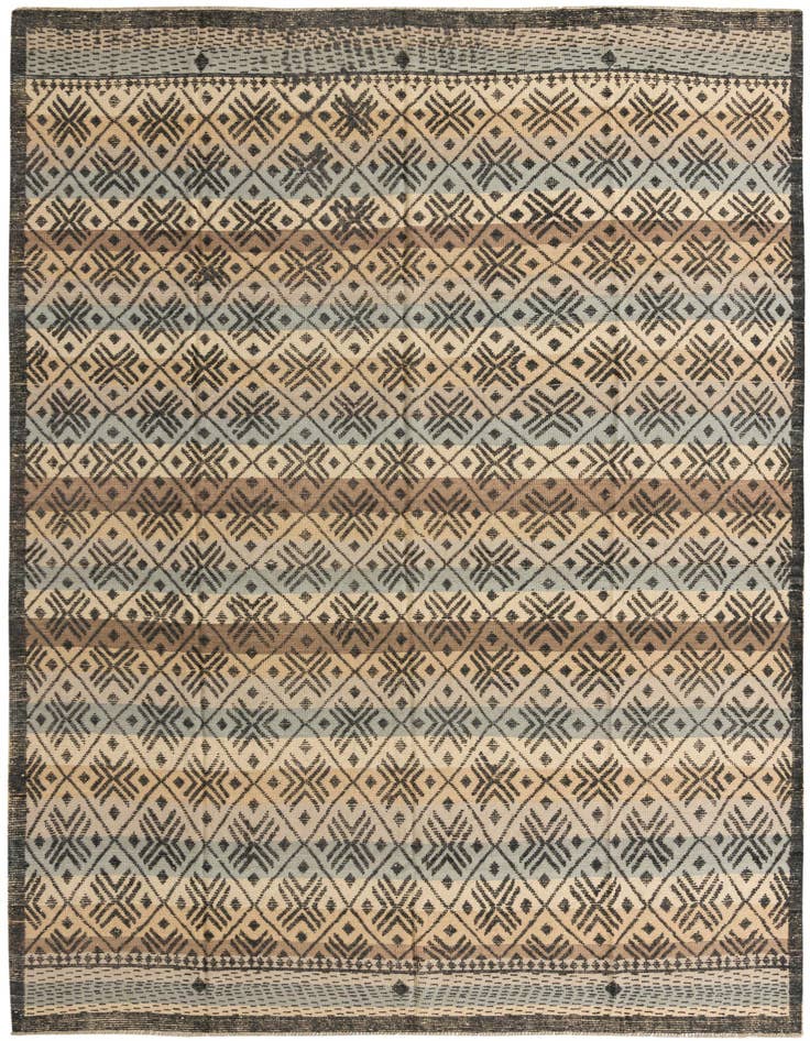 Detail image of 10' 2 x 14' 1 Hand Knotted Darya Wool Rug