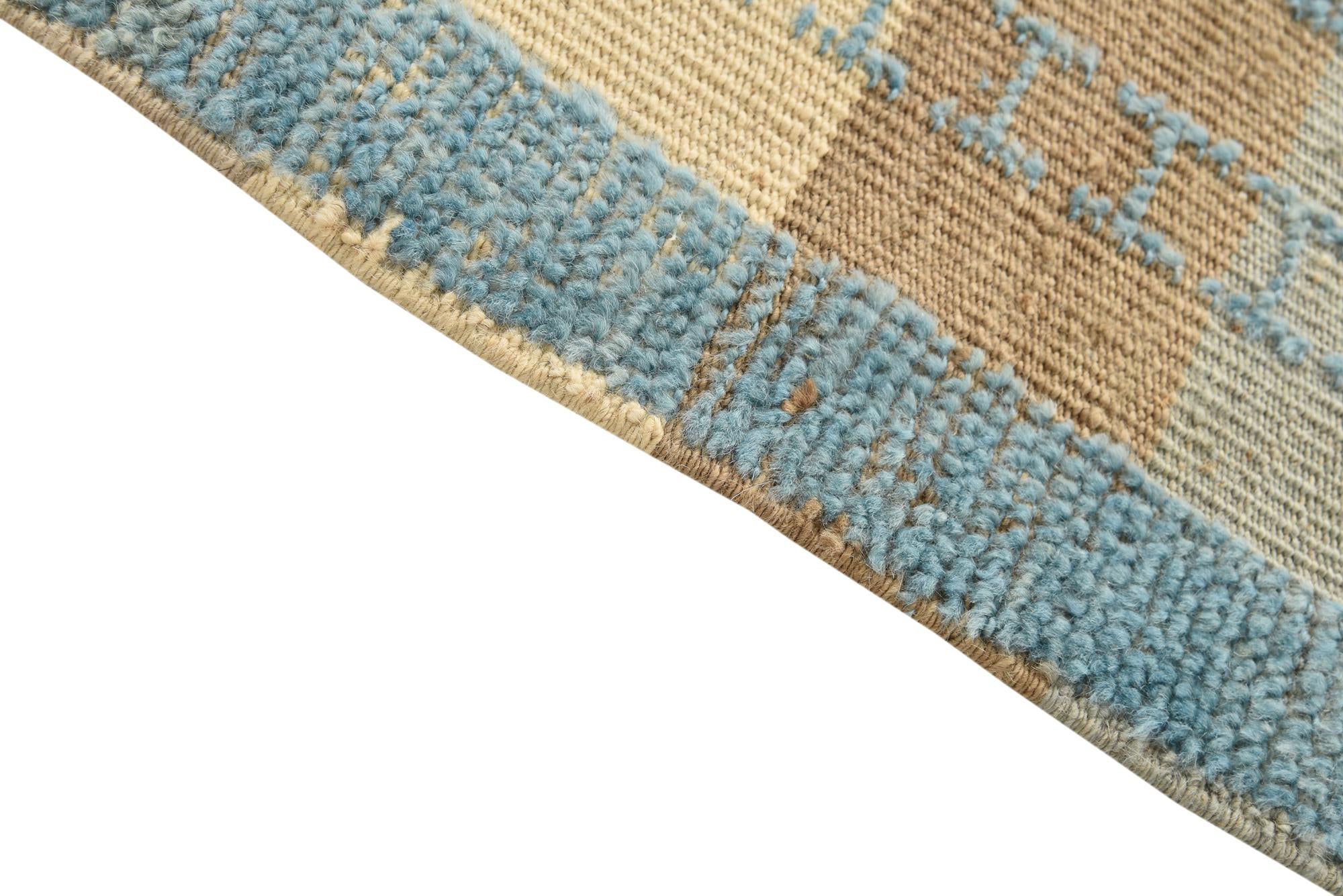 8' x 10' 5 Hand Knotted Darya Wool Rug