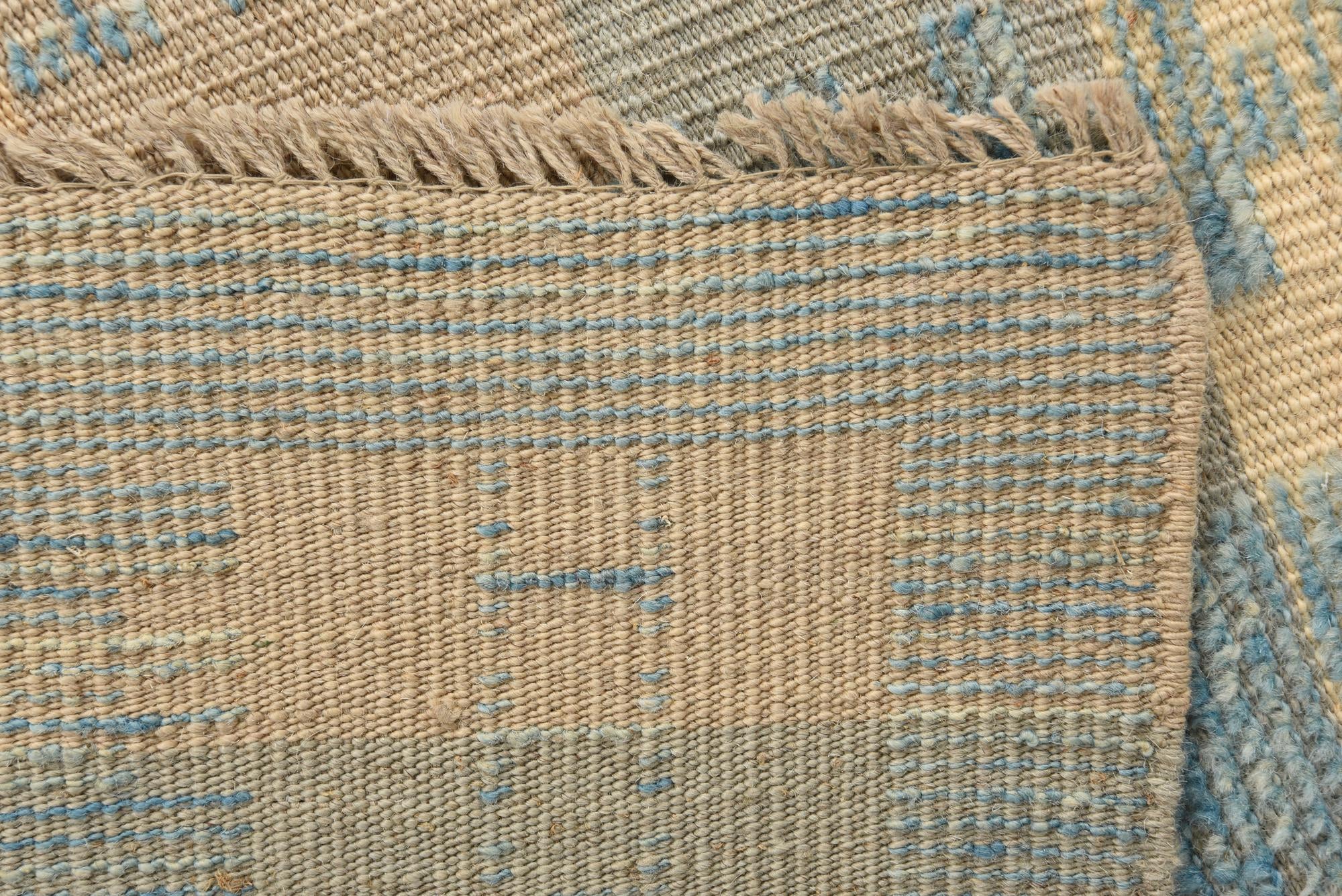 8' x 10' 5 Hand Knotted Darya Wool Rug