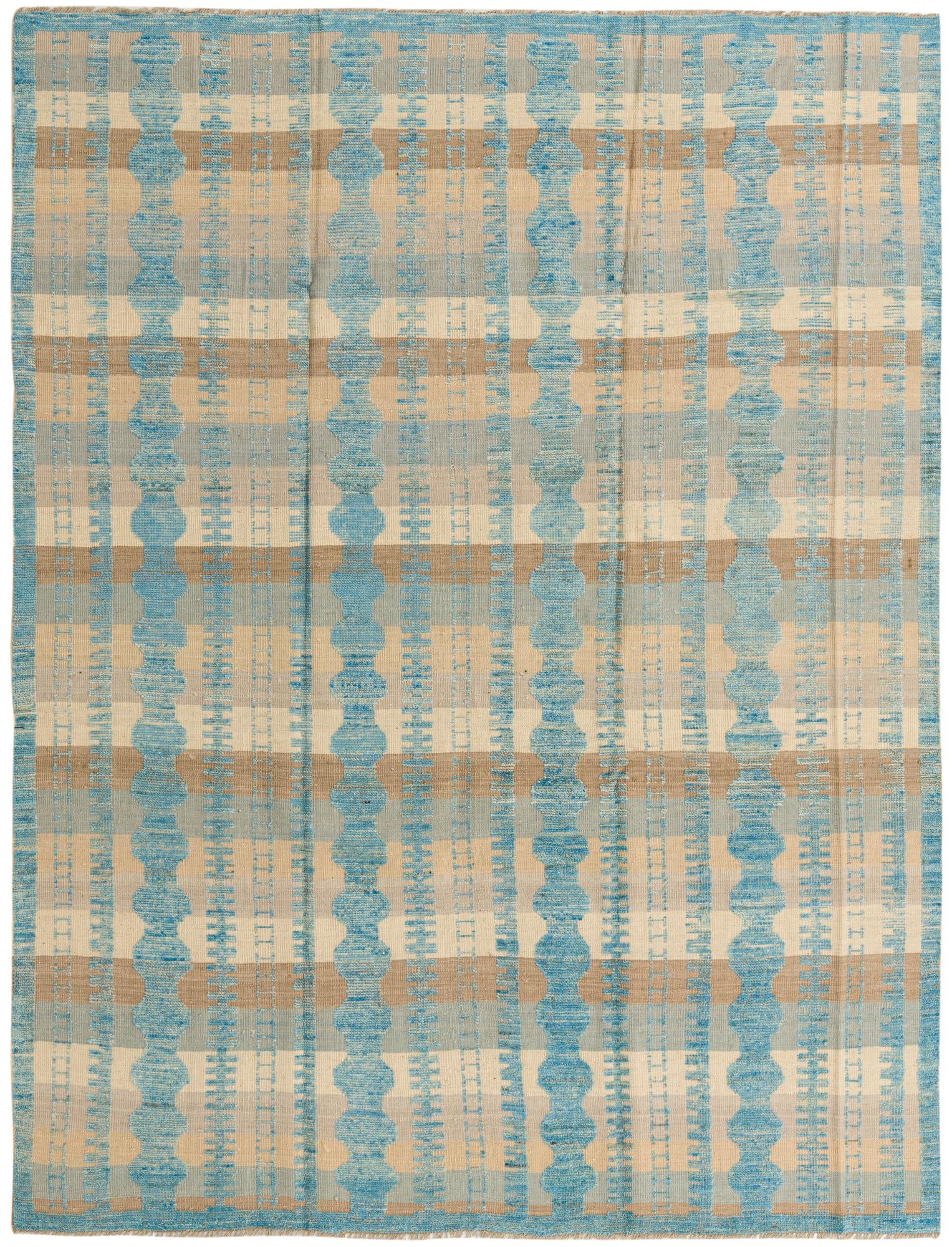 8' x 10' 5 Hand Knotted Darya Wool Rug