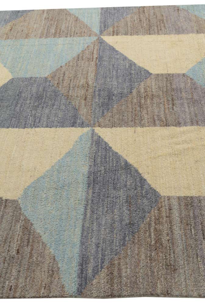 6' 6 x 10' Hand Knotted Darya Wool Rug