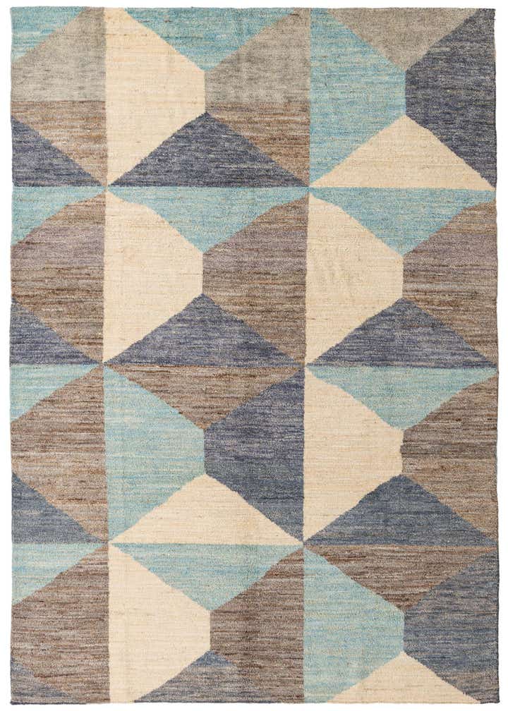 6' 6 x 10' Hand Knotted Darya Wool Rug