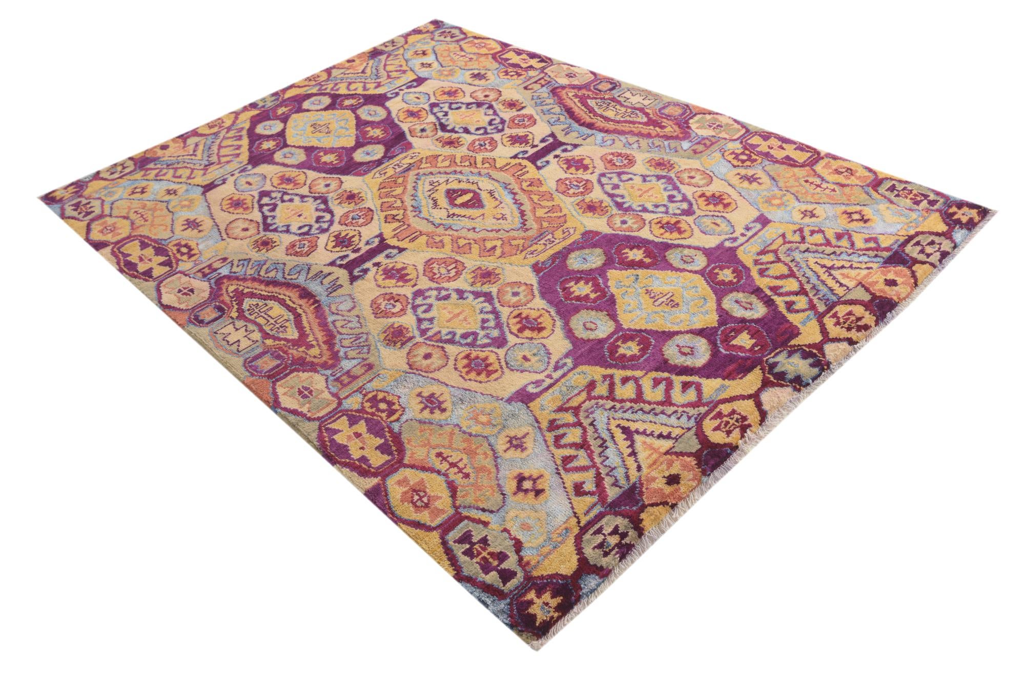 5' 9 x 7' 8 Hand Knotted Darya Rug