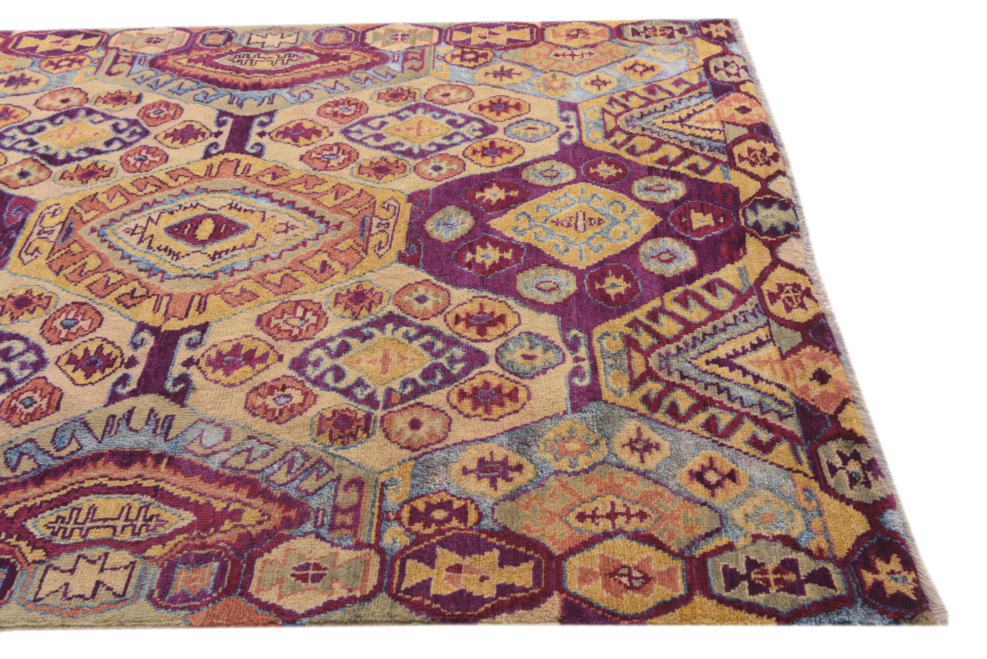 5' 9 x 7' 8 Hand Knotted Darya Rug