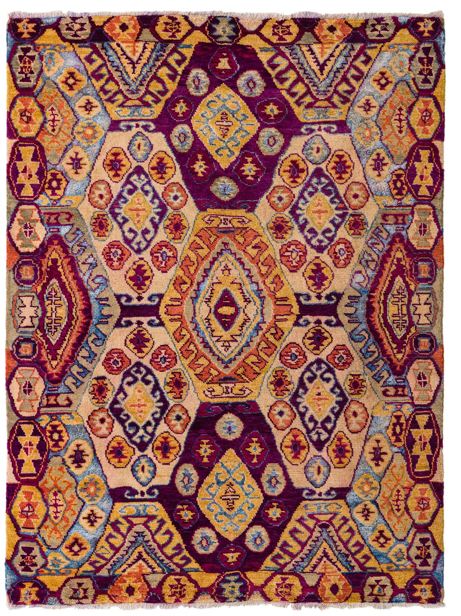 5' 9 x 7' 8 Hand Knotted Darya Rug