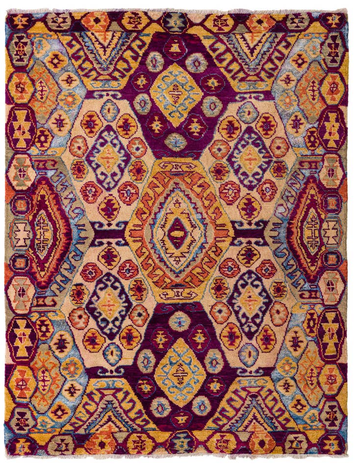 Detail image of 5' 9 x 7' 8 Hand Knotted Darya Rug