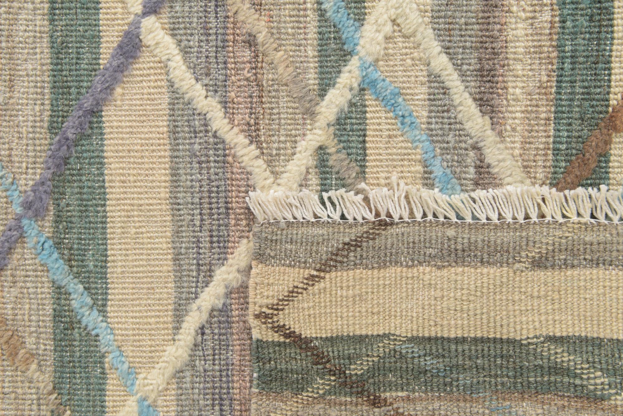 6' 7 x 9' 6 Hand Knotted Darya Wool Rug