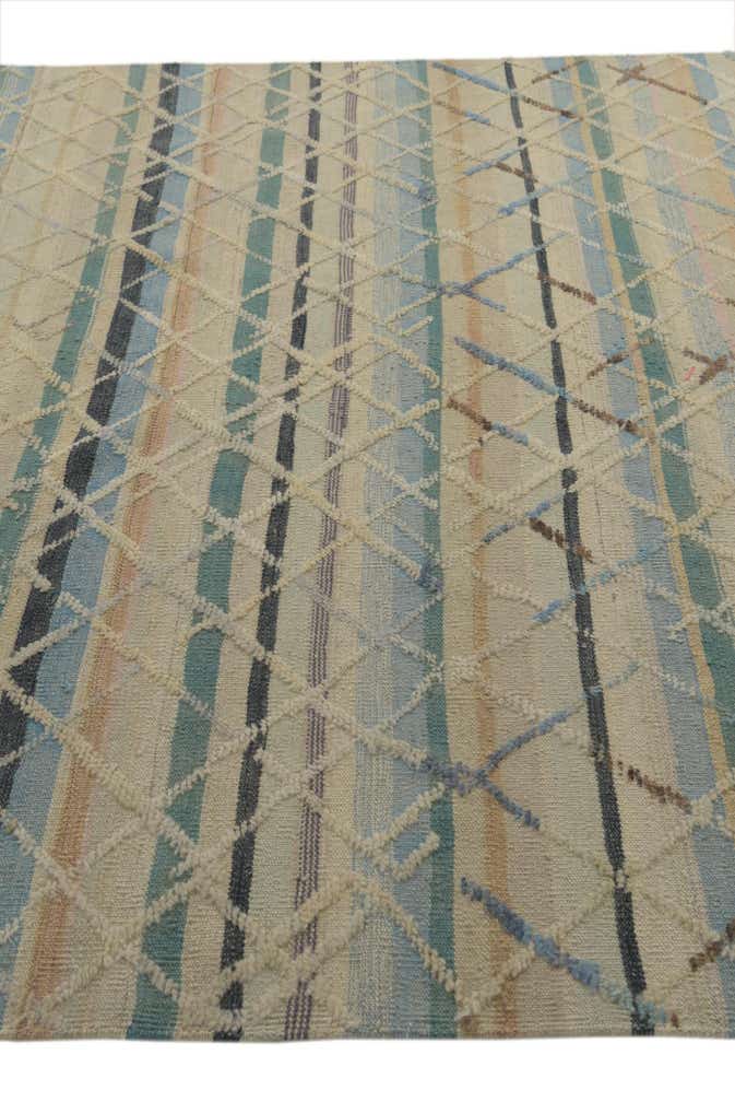 6' 7 x 10' 1 Hand Knotted Darya Wool Rug