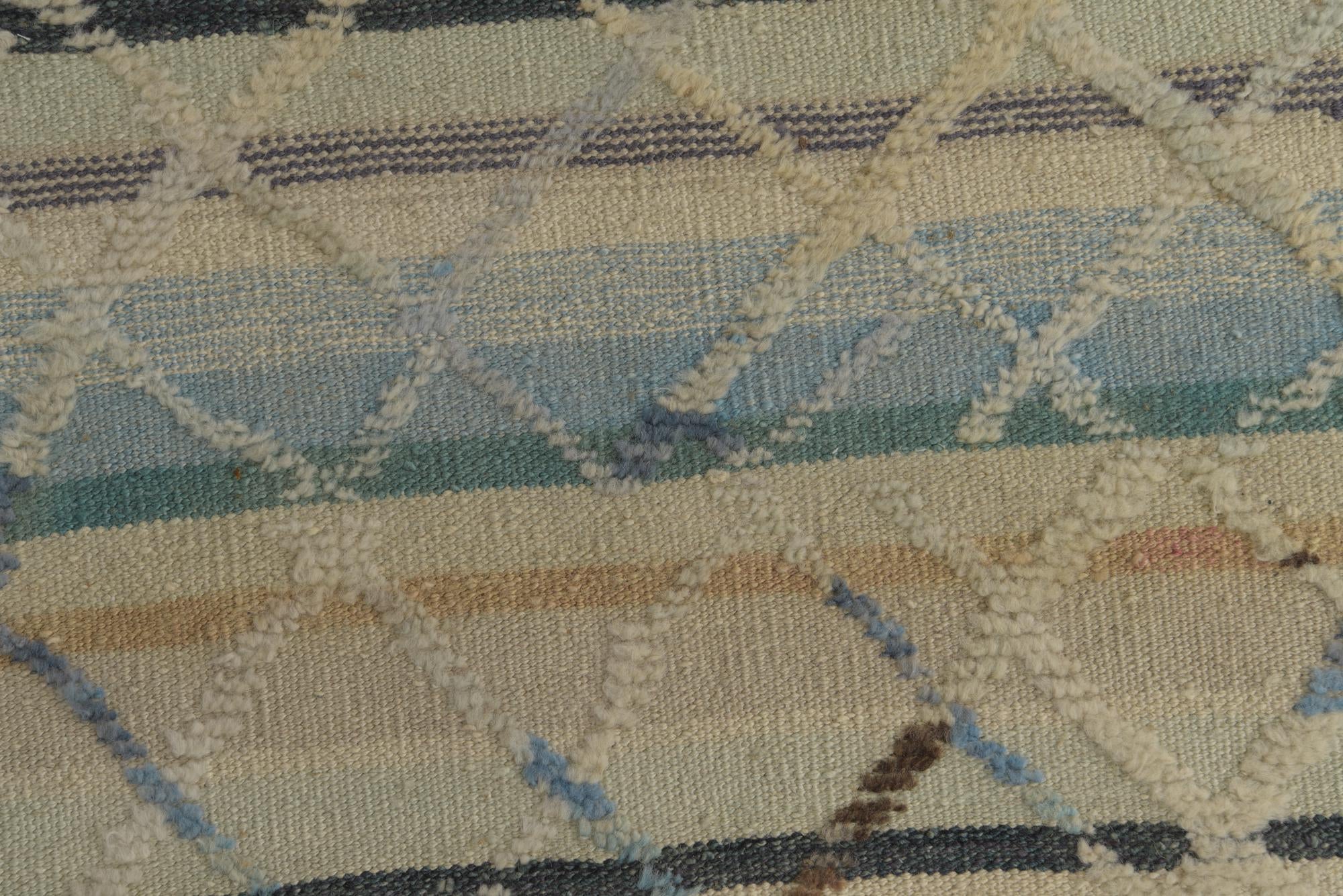 6' 7 x 10' 1 Hand Knotted Darya Wool Rug