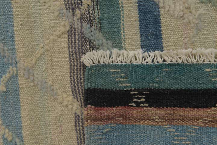 6' 7 x 10' 1 Hand Knotted Darya Wool Rug