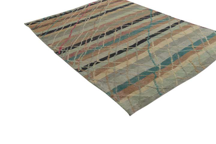 5' 6 x 7' 9 Hand Knotted Darya Wool Rug