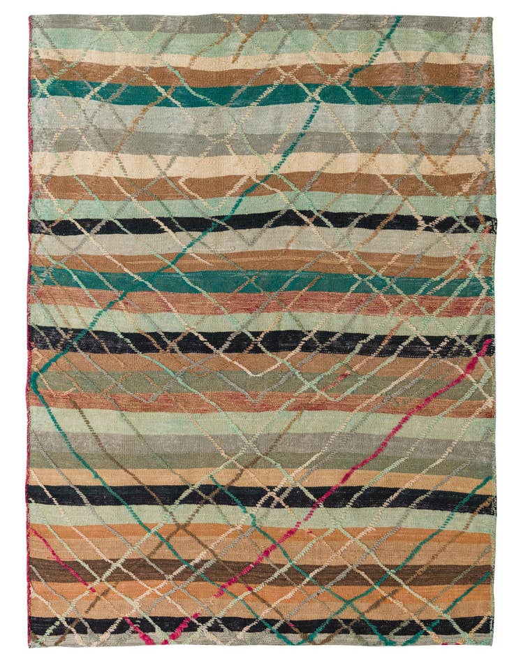 Detail image of 5' 6 x 7' 9 Hand Knotted Darya Wool Rug