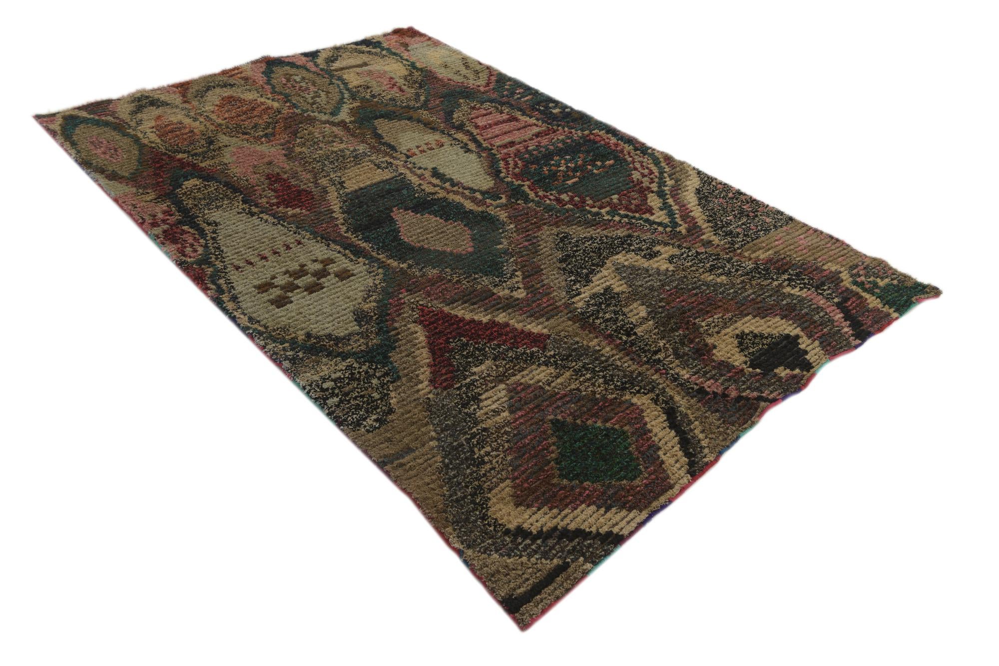 5' 3 x 8' Hand Knotted Darya Wool Rug