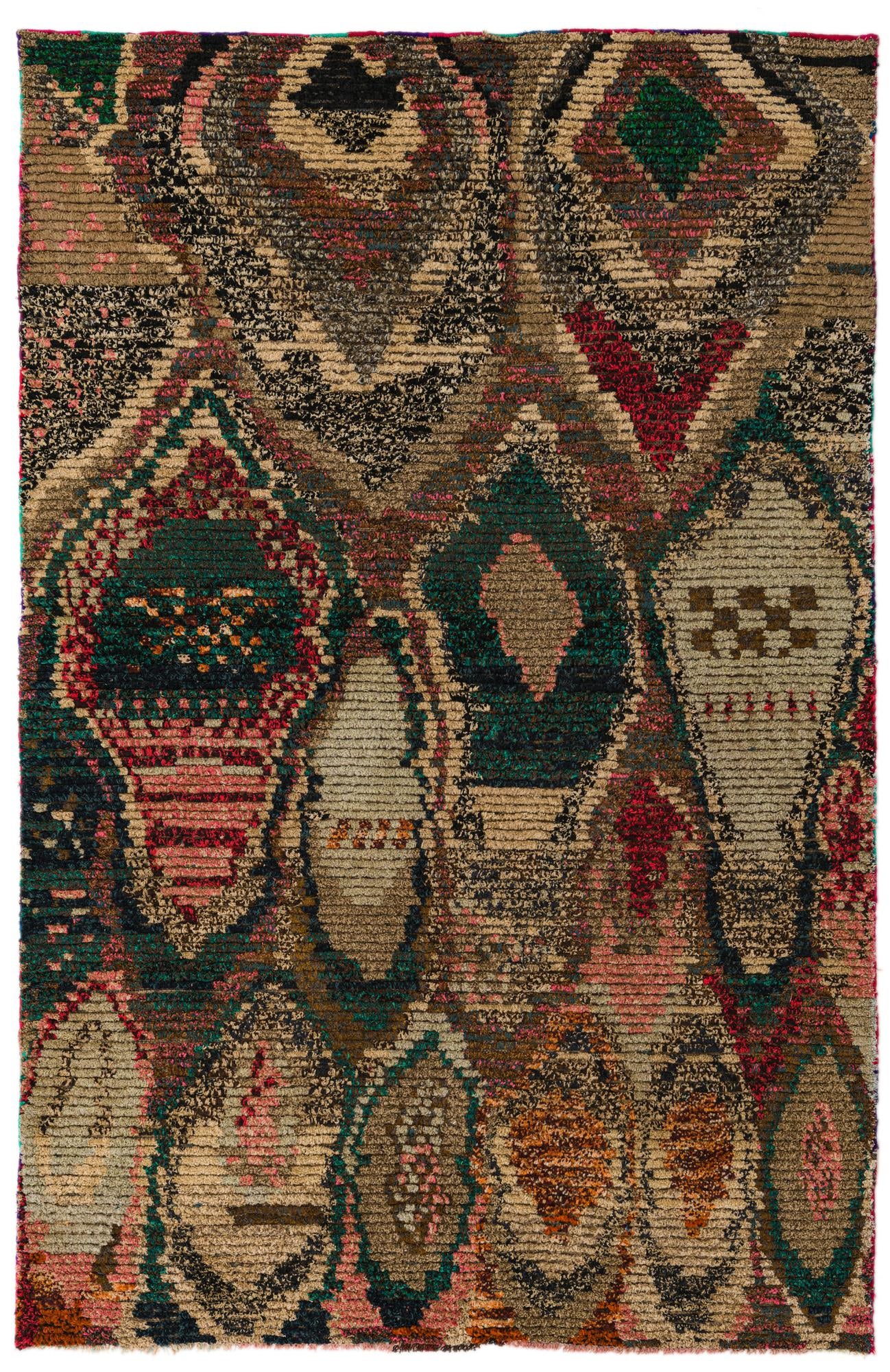 5' 3 x 8' Hand Knotted Darya Wool Rug