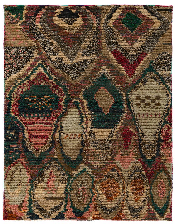 Detail image of 5' 3 x 8' Hand Knotted Darya Wool Rug