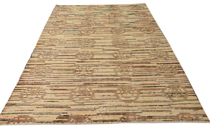 Detail image of 6' 2 x 9' 8 Hand Knotted Darya Wool Rug