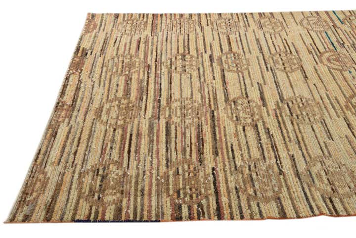 6' 2 x 9' 8 Hand Knotted Darya Wool Rug