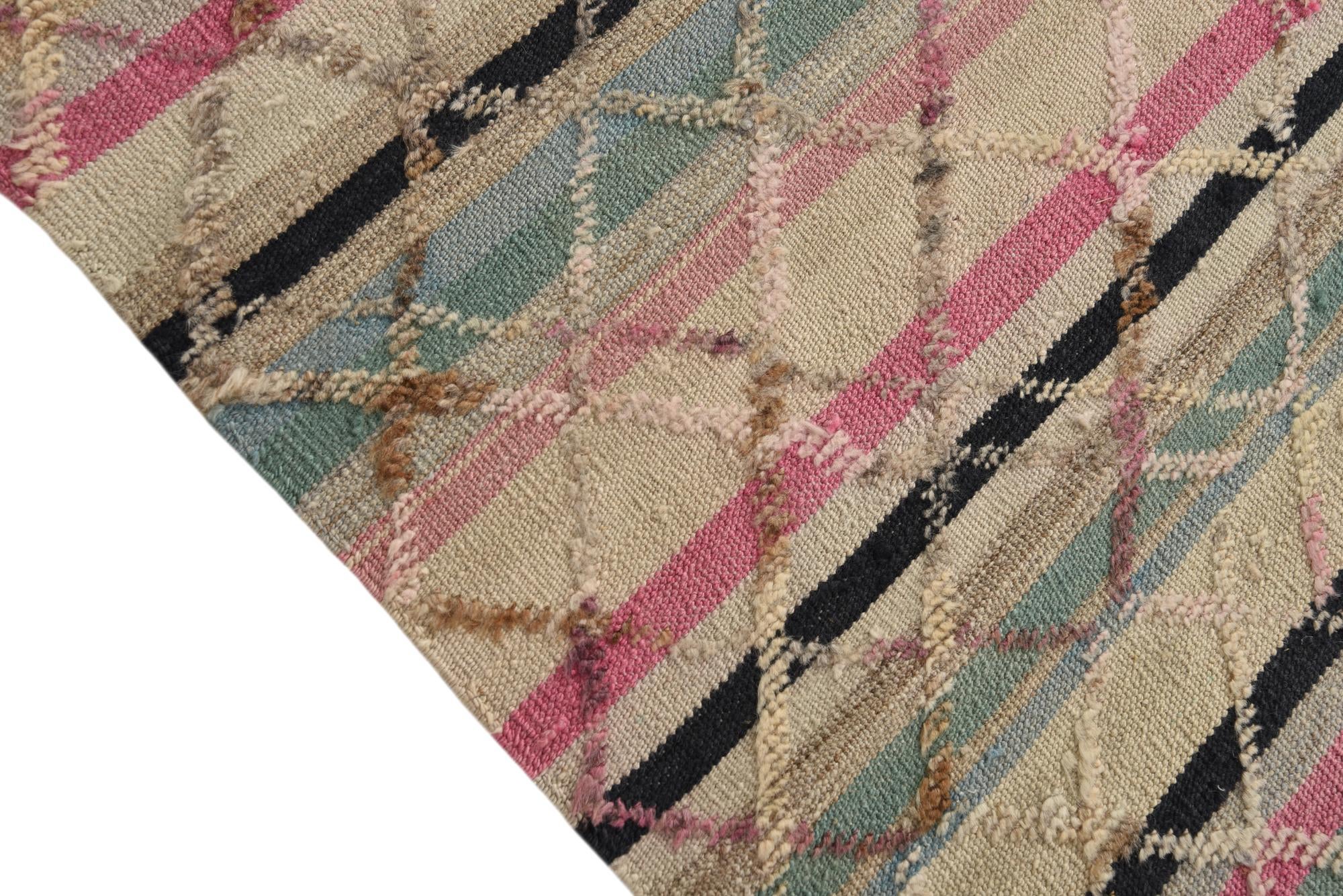 6' 5 x 10' 2 Hand Knotted Darya Wool Rug