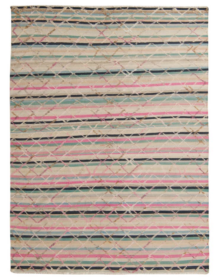 Detail image of 6' 5 x 10' 2 Hand Knotted Darya Wool Rug