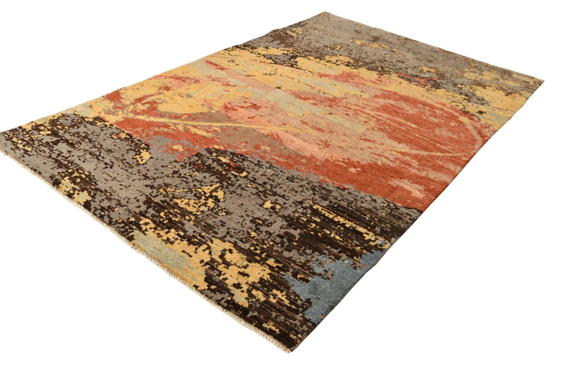 5' 10 x 9' 4 Hand Knotted Darya Wool Rug