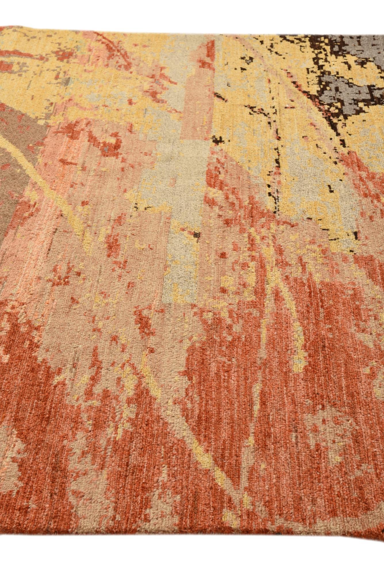 5' 10 x 9' 4 Hand Knotted Darya Wool Rug