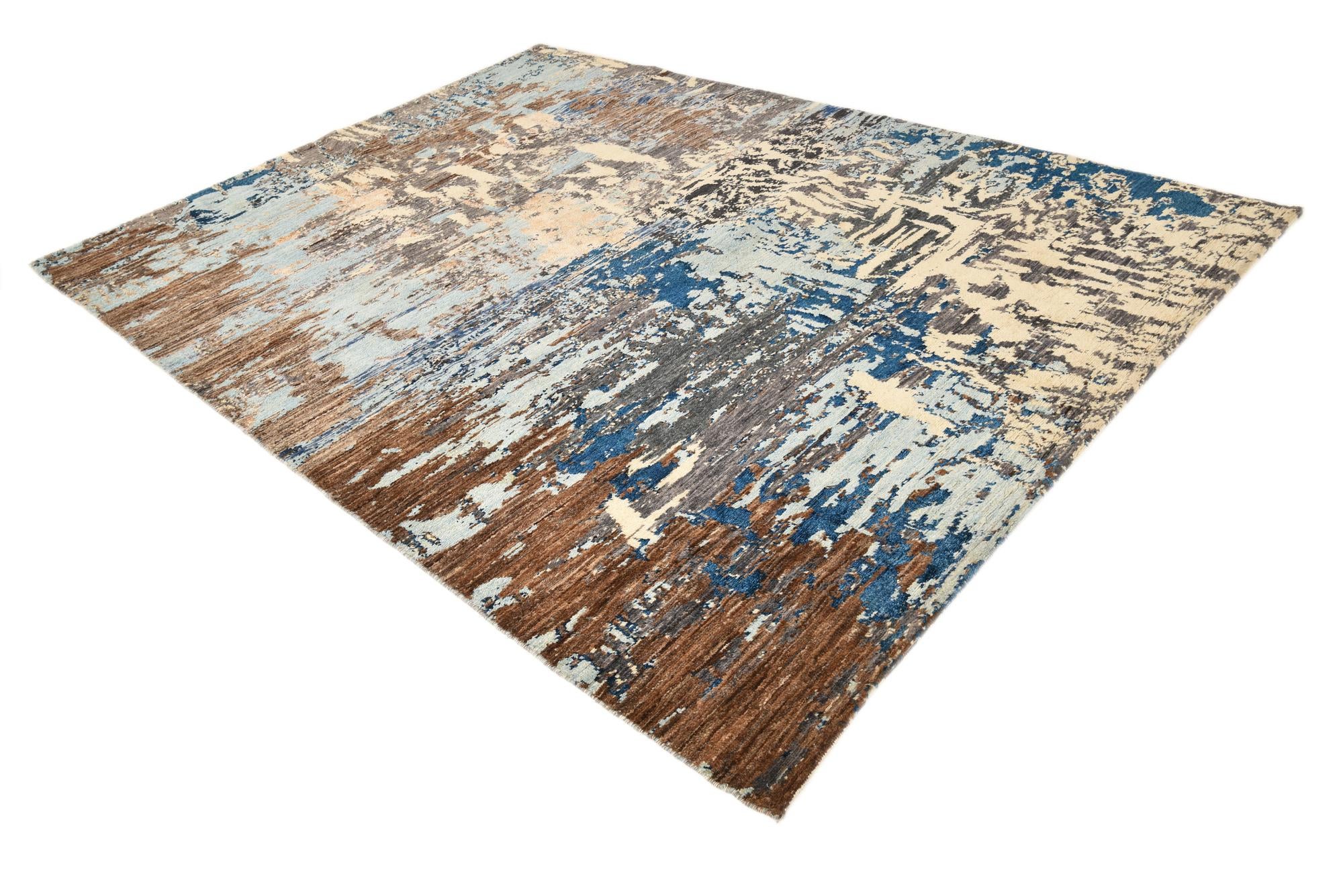7' 7 x 10' 5 Hand Knotted Darya Rug