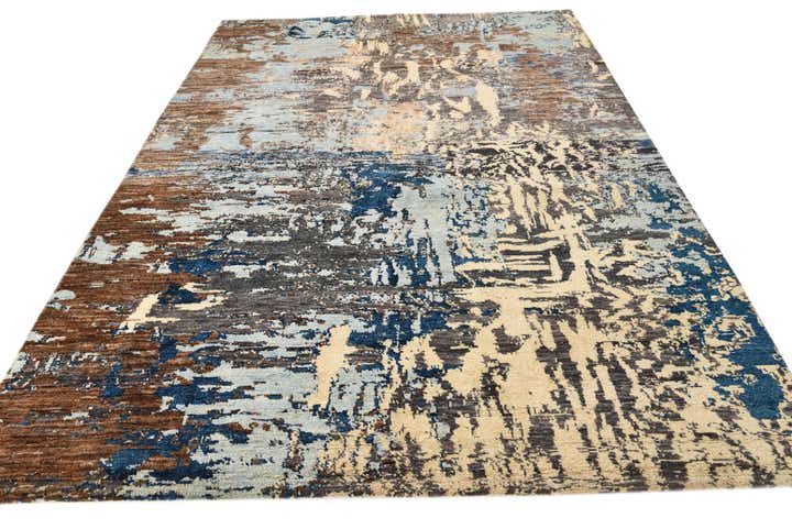 7' 7 x 10' 5 Hand Knotted Darya Rug