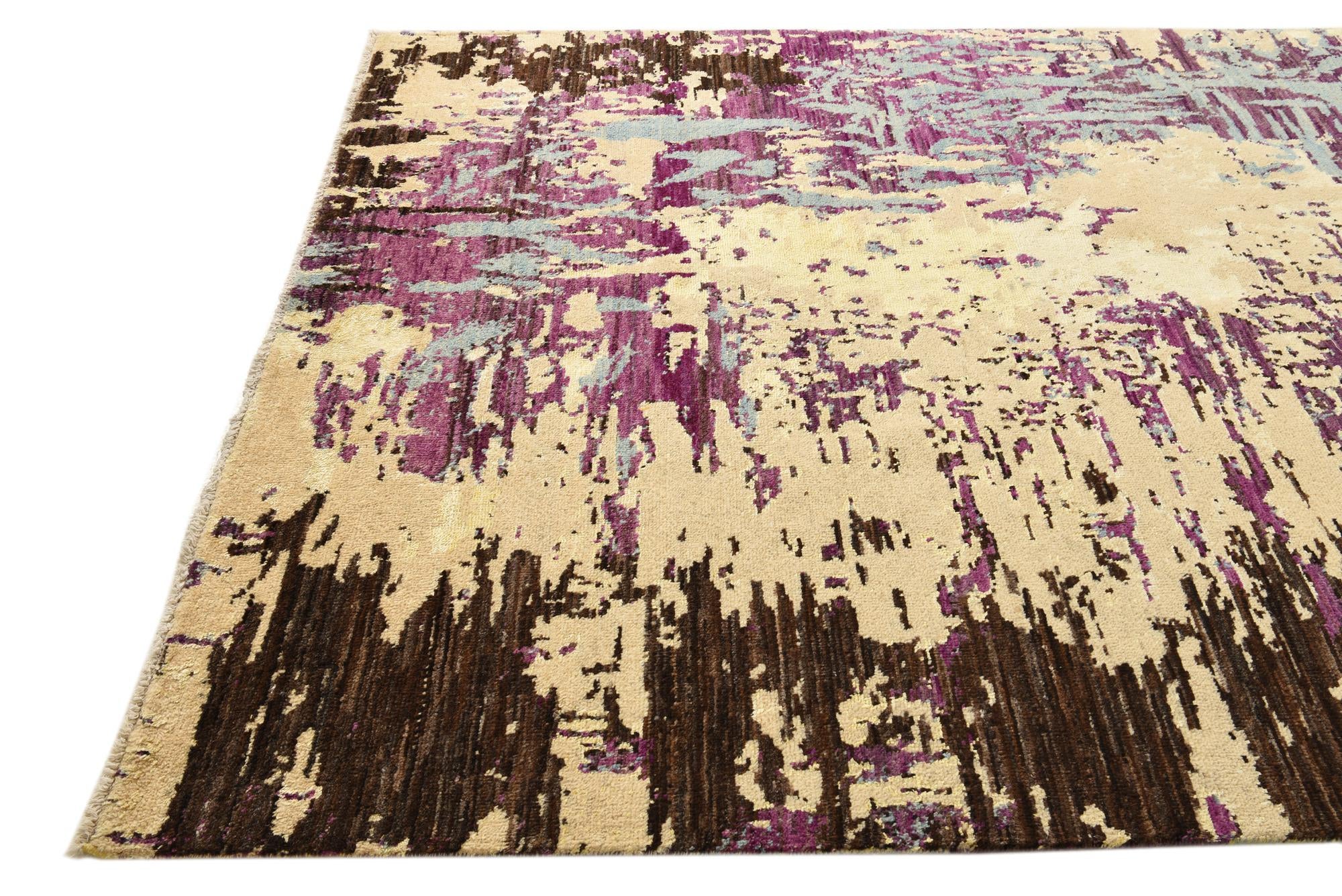 6' 2 x 9' 2 Hand Knotted Darya Rug