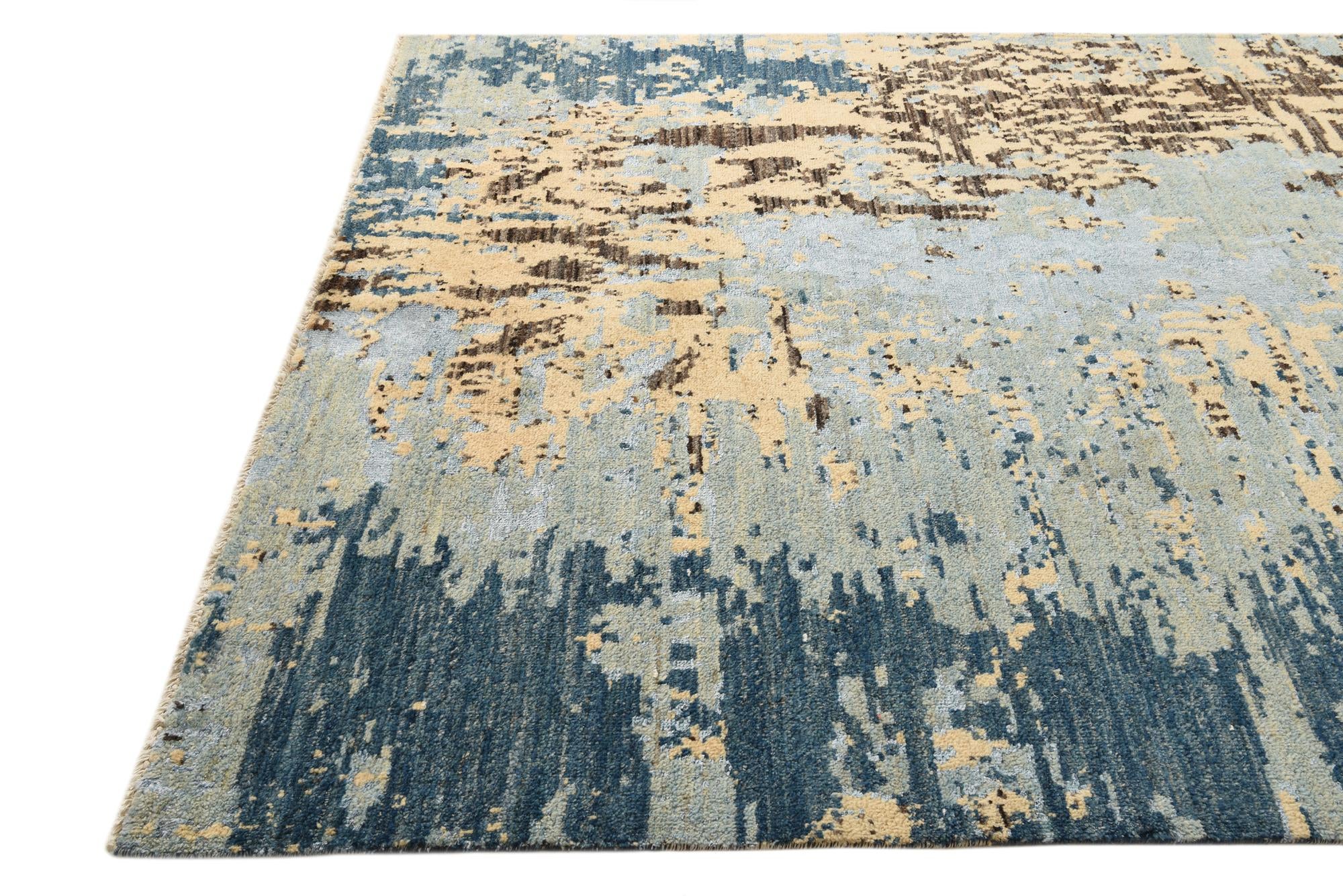 6' 1 x 9' 1 Hand Knotted Darya Rug