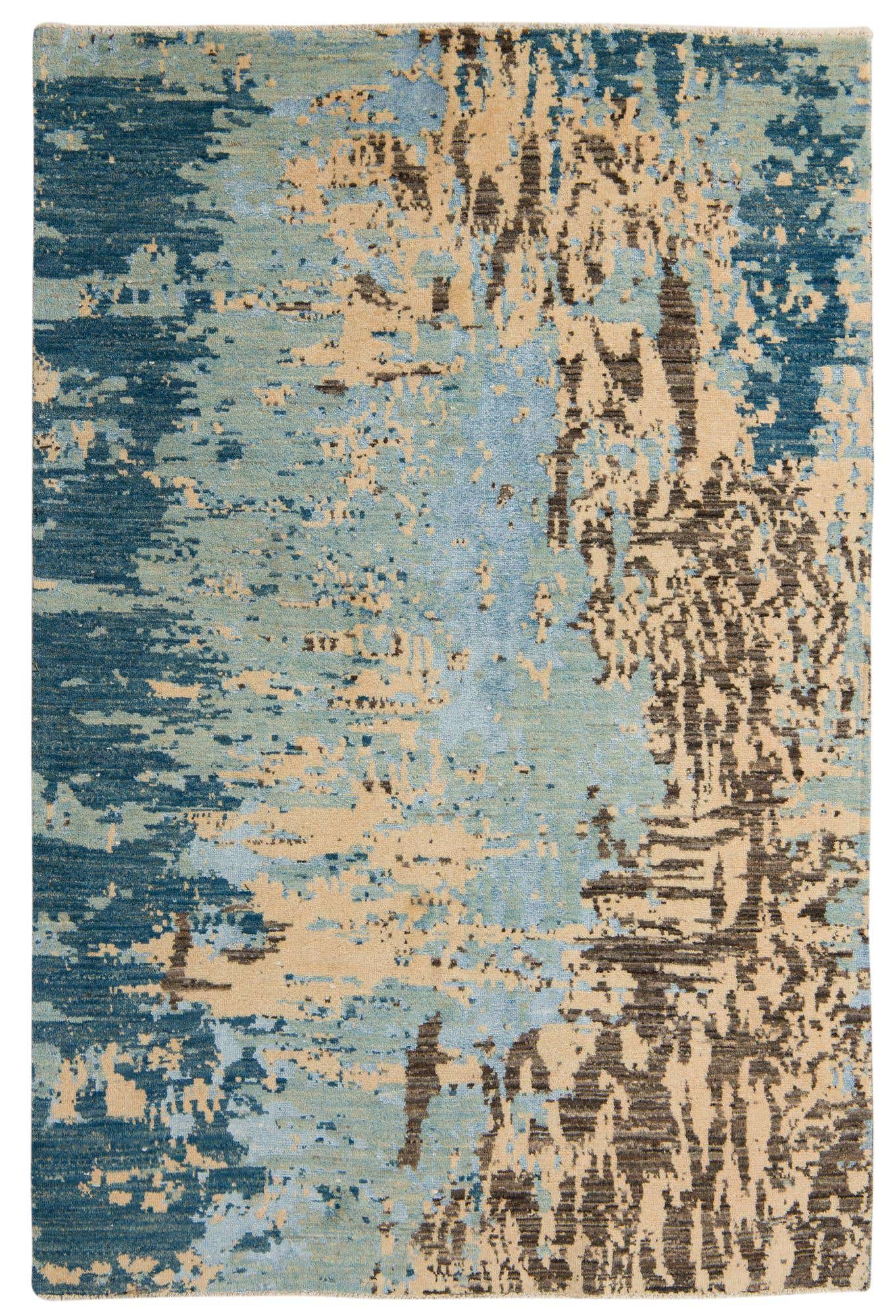 6' 1 x 9' 1 Hand Knotted Darya Rug