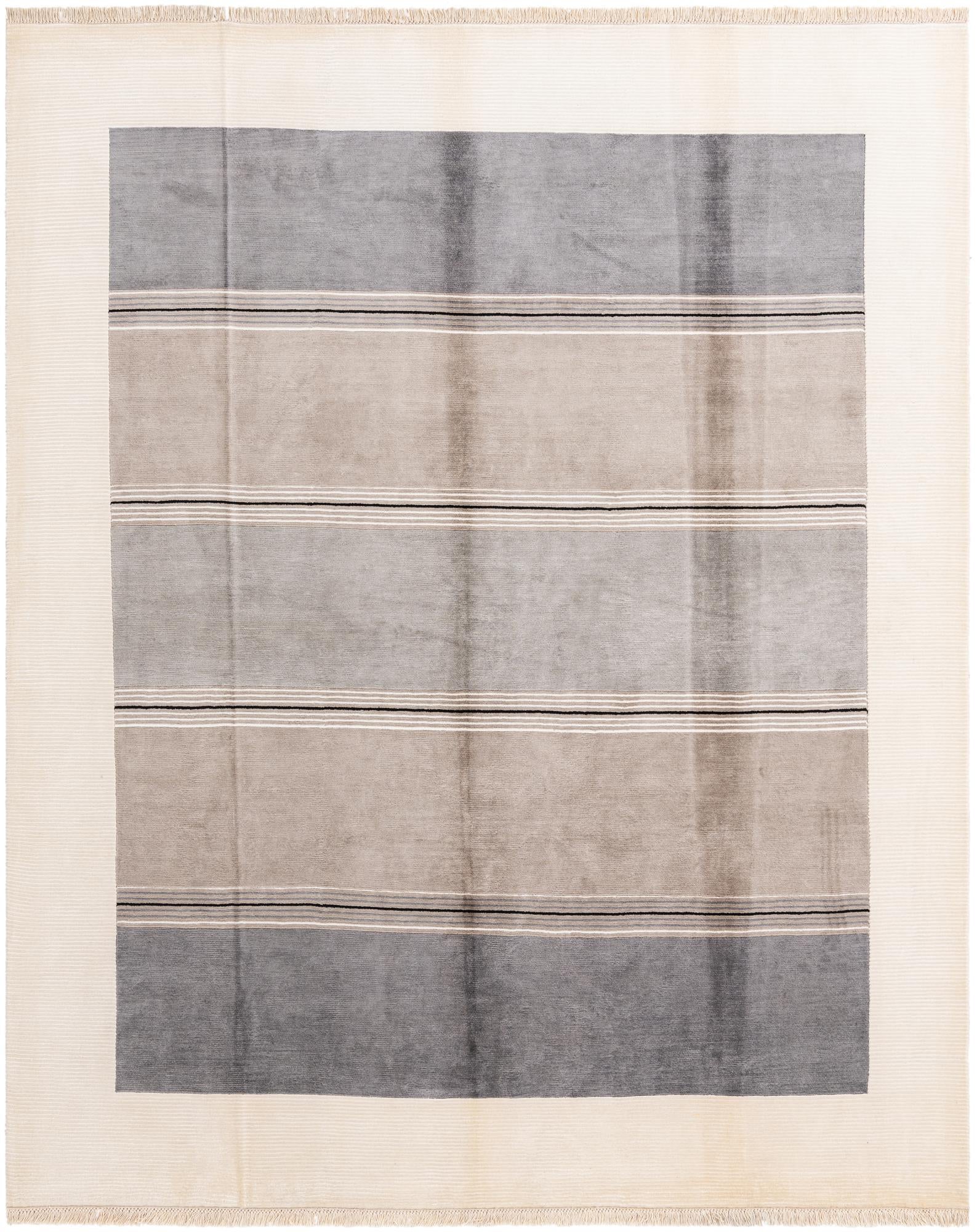 7' 9 x 9' 8 Hand Knotted Darya Wool Rug