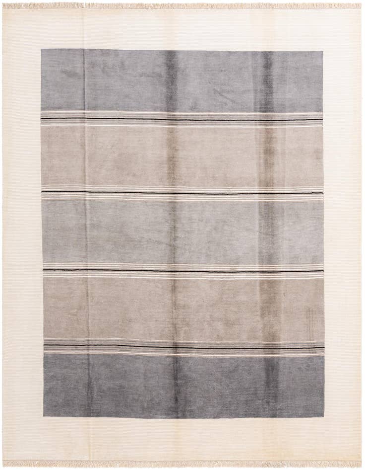 Detail image of 7' 9 x 9' 8 Hand Knotted Darya Wool Rug