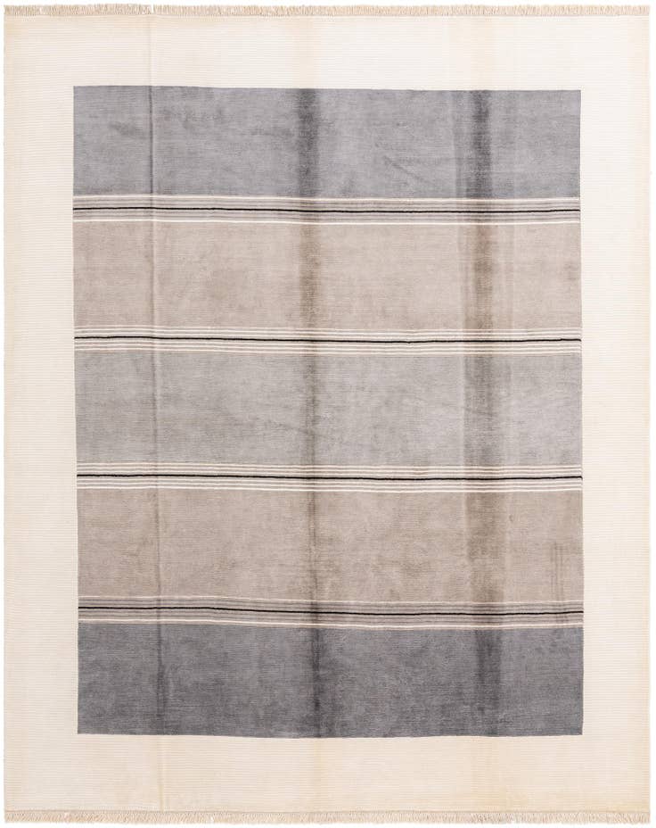 Detail image of 7' 9 x 9' 8 Hand Knotted Darya Wool Rug