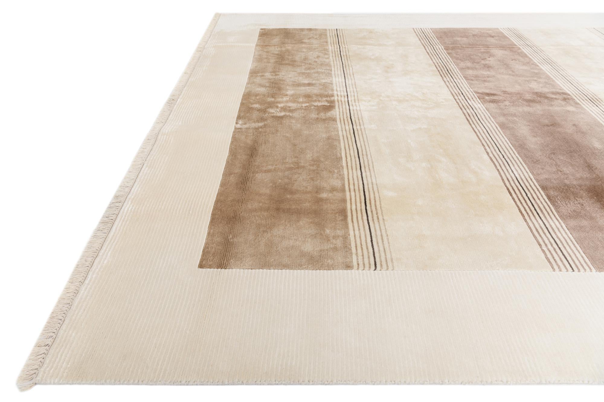 8' 2 x 9' 9 Hand Knotted Darya Wool Rug