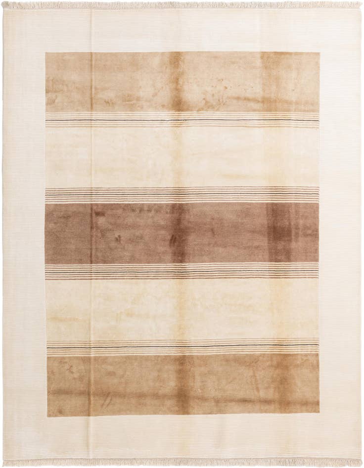 Detail image of 8' 2 x 9' 9 Hand Knotted Darya Wool Rug