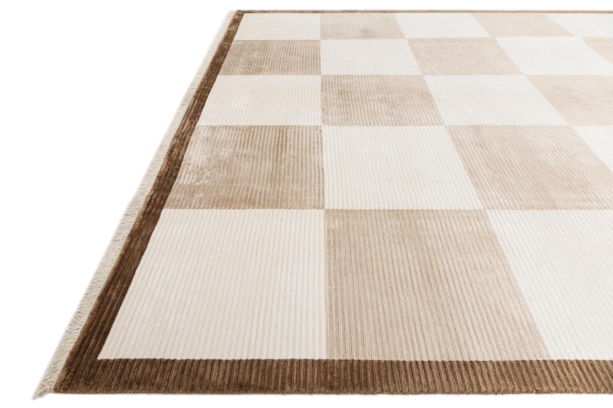8' 2 x 11' 7 Hand Knotted Darya Wool Rug
