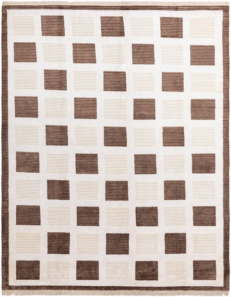 Detail image of 8' 2 x 12' Hand Knotted Darya Wool Rug