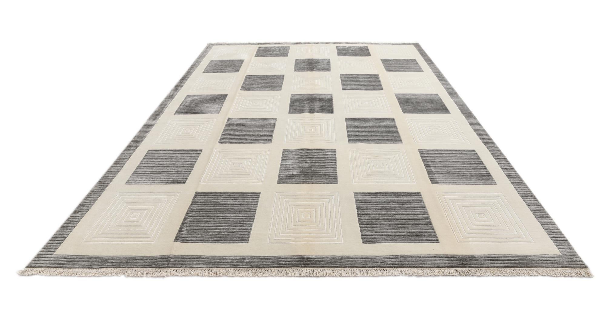 8' 2 x 11' 6 Hand Knotted Darya Wool Rug