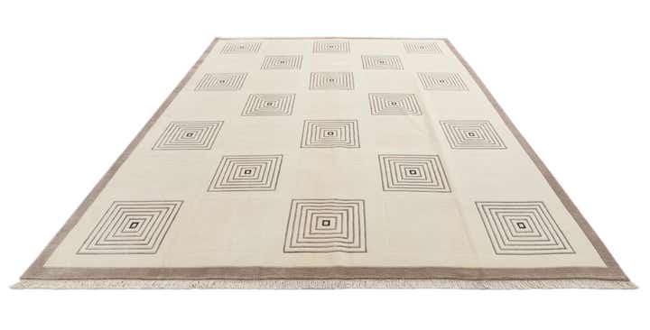 8' 2 x 11' 6 Hand Knotted Darya Wool Rug
