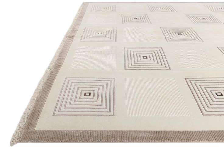 Detail image of 8' 2 x 11' 6 Hand Knotted Darya Wool Rug