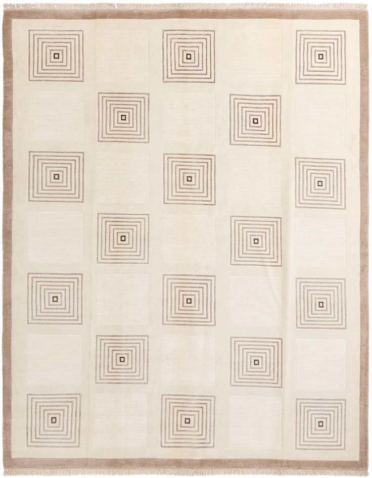 Detail image of 8' 2 x 11' 6 Hand Knotted Darya Wool Rug