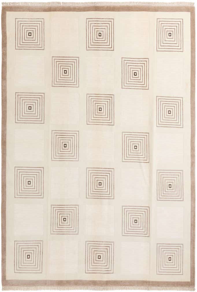 8' 2 x 11' 6 Hand Knotted Darya Wool Rug