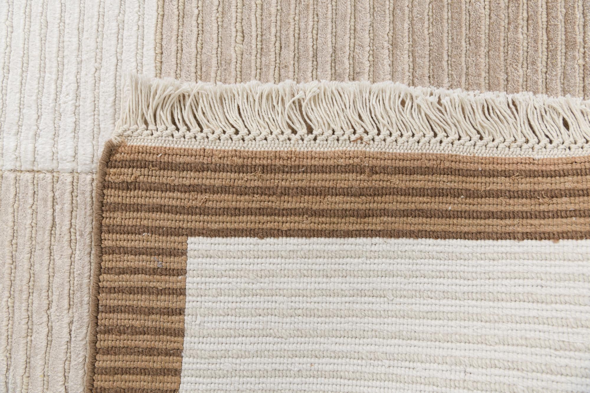 8' 3 x 11' 6 Hand Knotted Darya Wool Rug