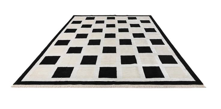 Detail image of 8' 4 x 11' Hand Knotted Darya Wool Rug