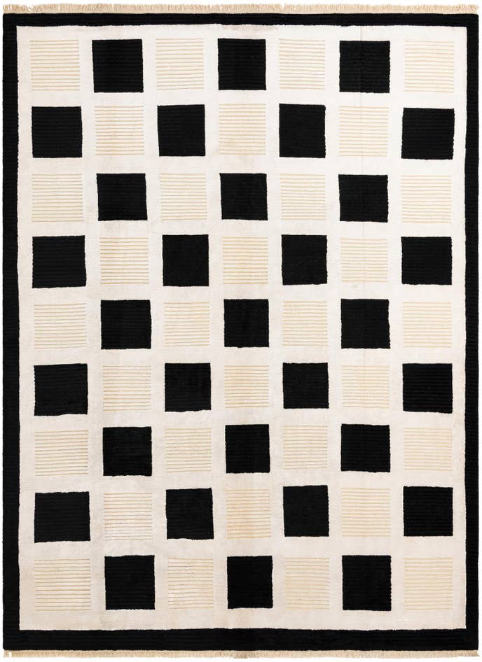 Detail image of 8' 4 x 11' Hand Knotted Darya Wool Rug