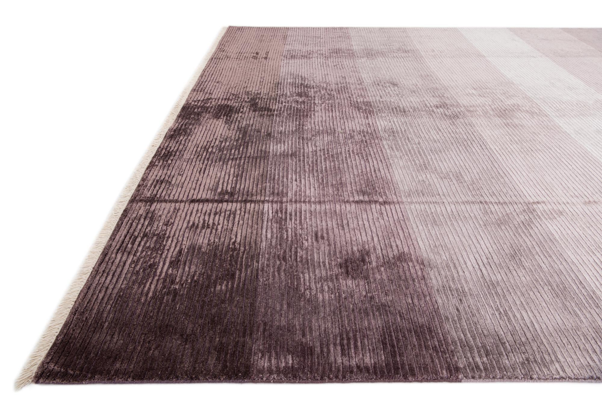 8' 4 x 11' 7 Hand Knotted Darya Wool Rug