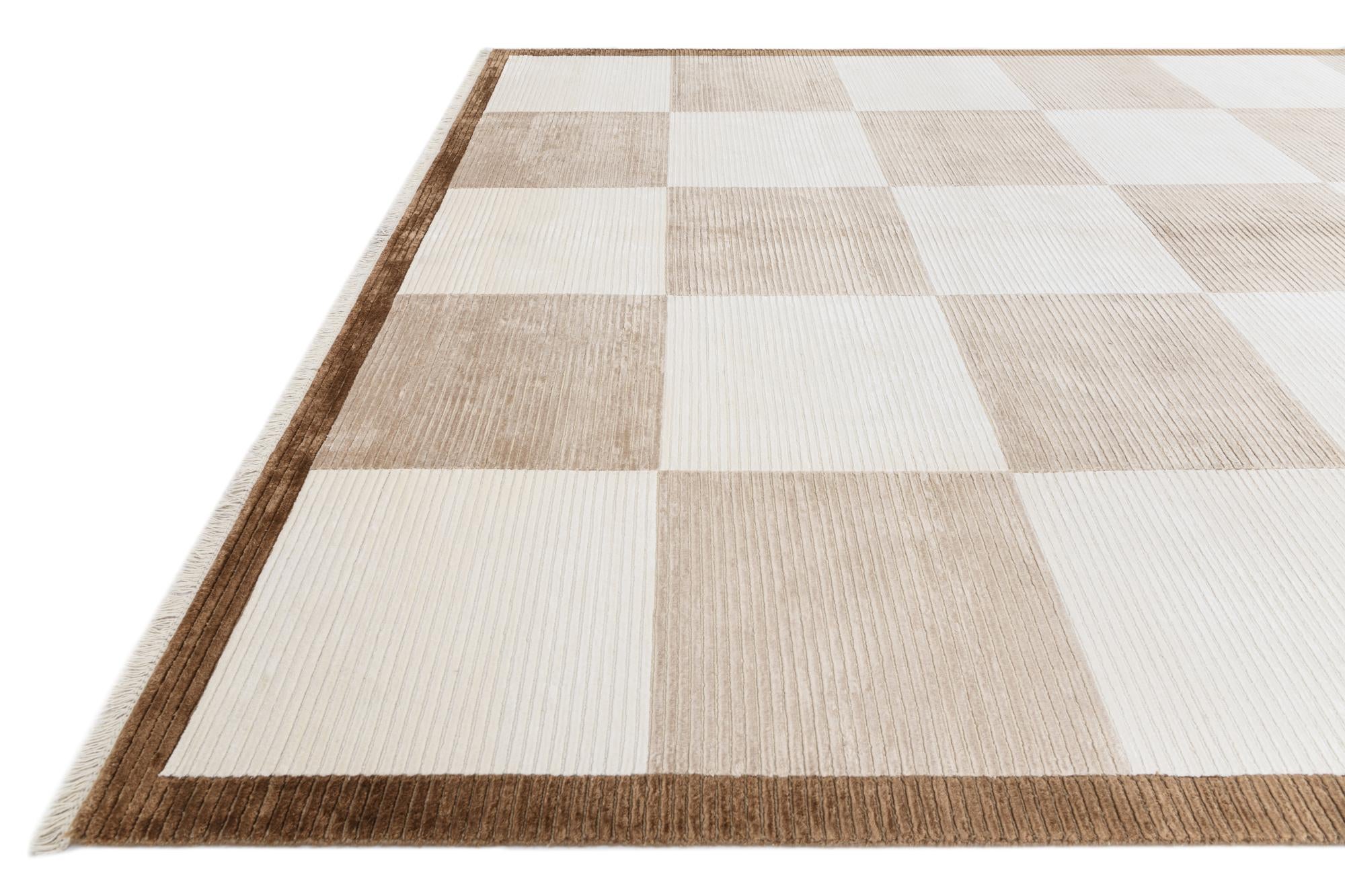 8' 3 x 11' 6 Hand Knotted Darya Wool Rug