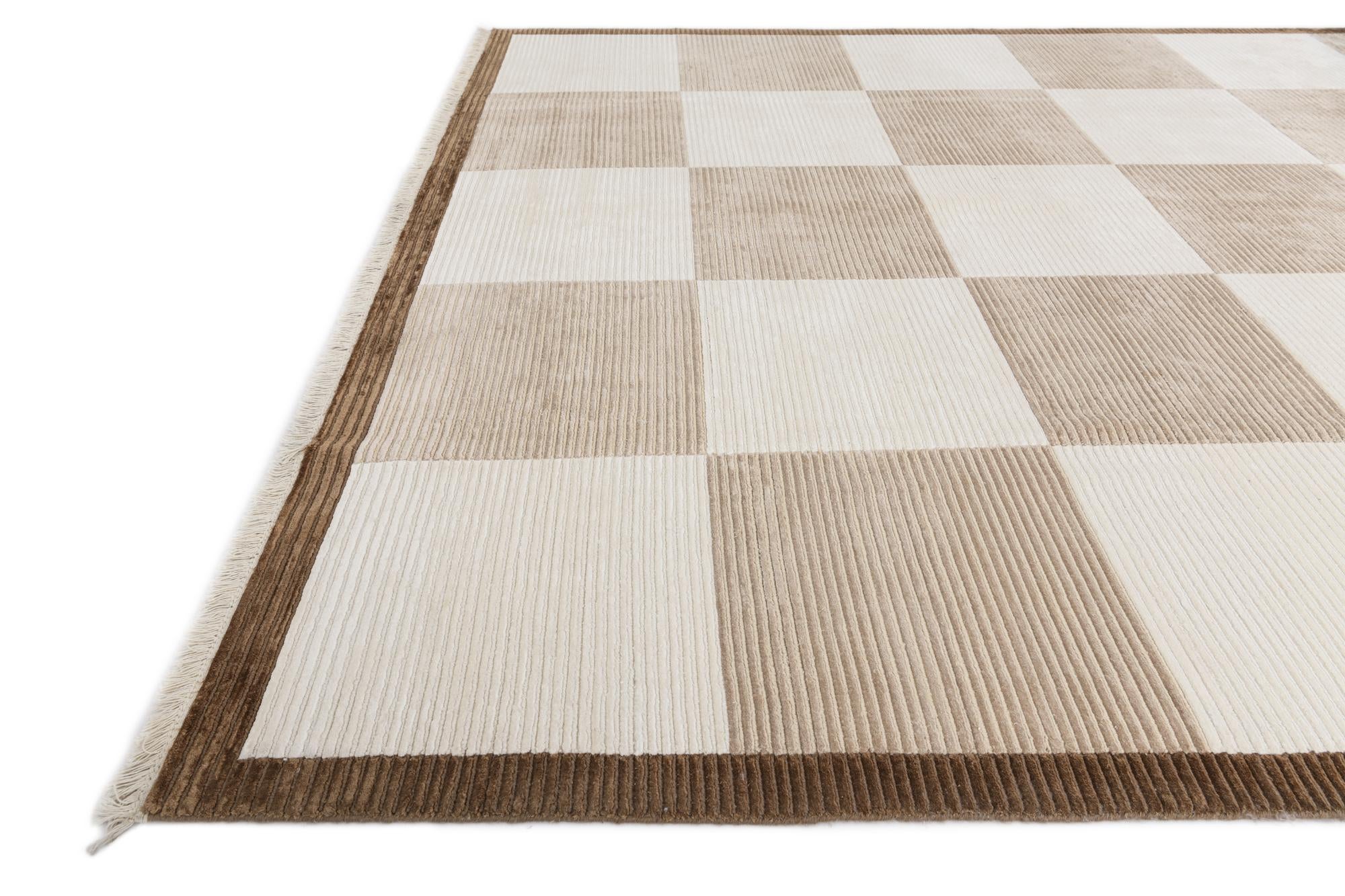 8' 1 x 11' 5 Hand Knotted Darya Wool Rug