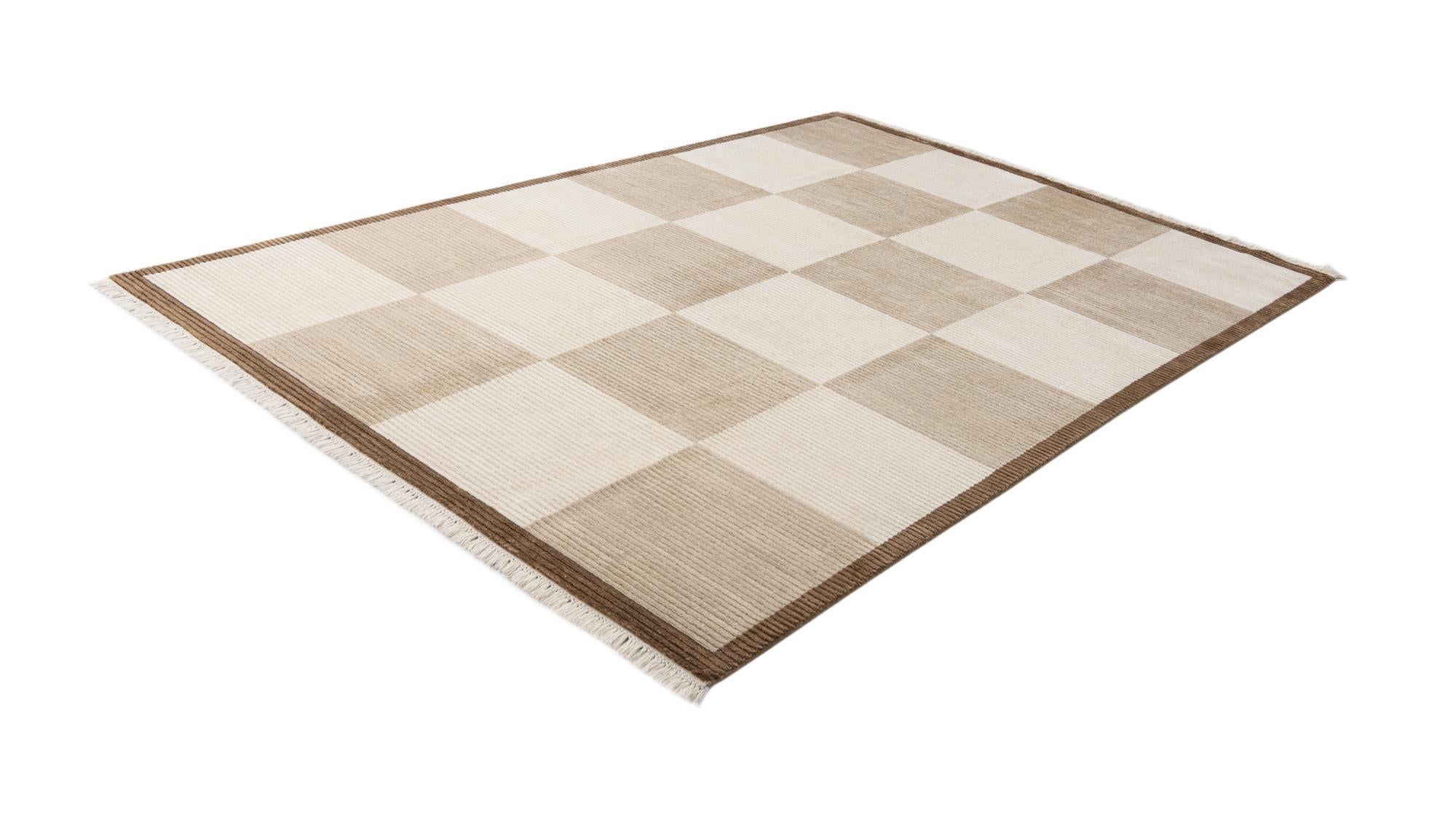 6' 5 x 9' 7 Hand Knotted Darya Wool Rug